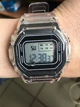 Reloj deportivo Digital Led para hombre y mujer, pulsera informal de silicona, Masculino