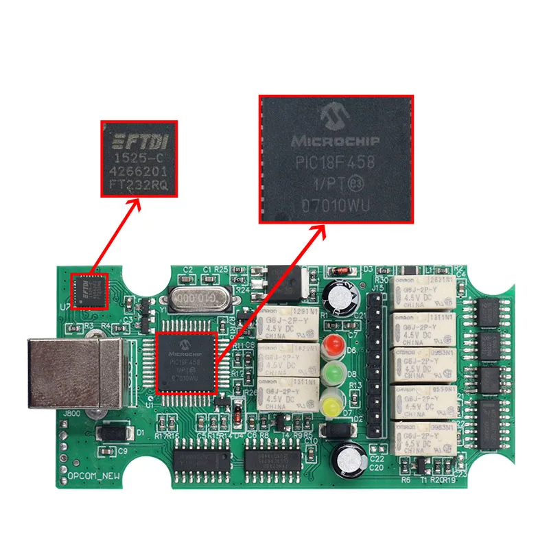 Auto Scanner OPCOM For Opel Flash Firmware Update OP-COM 1.99/1.95/1.70 V5 PIC18F458 FTDI OBD2 Diagnostic Tools obd2 scanner system diagnostic tool