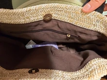 Bolso de paja de gran capacidad para mujer, canasta tejida hecha a mano, para playa, estilo bohemio, de lona, 2020