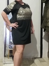 Dresses Short-Sleeve Diamonds Plus-Size Women Summer XXXL Vestidos Sexy Casual Fashion