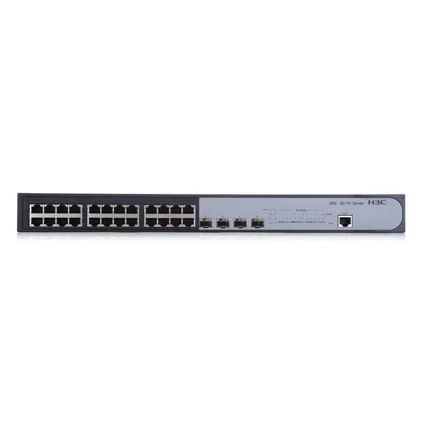 Переключатель H3C 9801A0JR 24 p 10/100/1000 Мбит/с 4 порта SFP