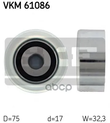 Ролик Обводной Приводного Ремня Toyota/Dyna/ Fortuner/ Hiace/ Hiace / Commuter/ Hilux/ Kijang Innova Skf арт. VKM61086