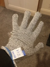 GMG-guantes de seguridad anticortes, gran oferta, color gris y negro, HPPE EN388 ANSI, Nivel 5