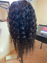 Vanlov brasileño agua Diadema con ondas Peluca de cabello humano sin costuras completa máquina pelucas de cabello humano Remy peluca y bufanda para las mujeres negras