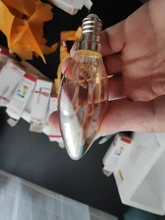 Light-Bulb Edison-Lamp Filament Spiral G95 G125 T225 Retro Led Yellow Vintage ST64 220V