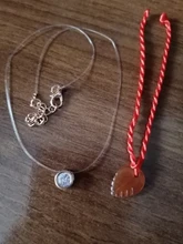 Gargantilla Simple para mujer, cadena Invisible, hilo de pescar transparente, gargantilla de diamantes de imitación de cristal, colgante en línea para el cuello