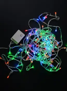 

Garland strand, 9 m, V, cord clear color, 100 diode colored