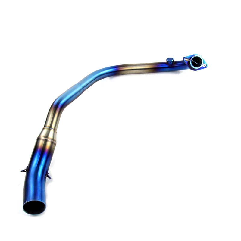 Escape Motorcycle Exhaust Head Connect Tube Front Link Pipe Stainless Steel Exhaust System For CFMOTO NK150 All Years - Image 3