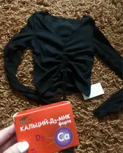 Cropped T-Shirt Ribbed Aproms Drawstring Slim Sexy Elegant V-Neck Women Solid Tie-Up