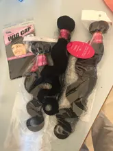 Aopusi onda del cuerpo mechones con cierre brasileño mechones de cabello humano postizo mechones con cierre Remy extensión del pelo 3 mechones con cierre