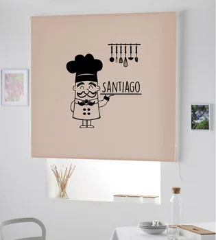 

Blind Iroa customizable for kitchen/Chef Santiago! ROLLER BLINDS TRANSLUCENT! (LAND 100X175)