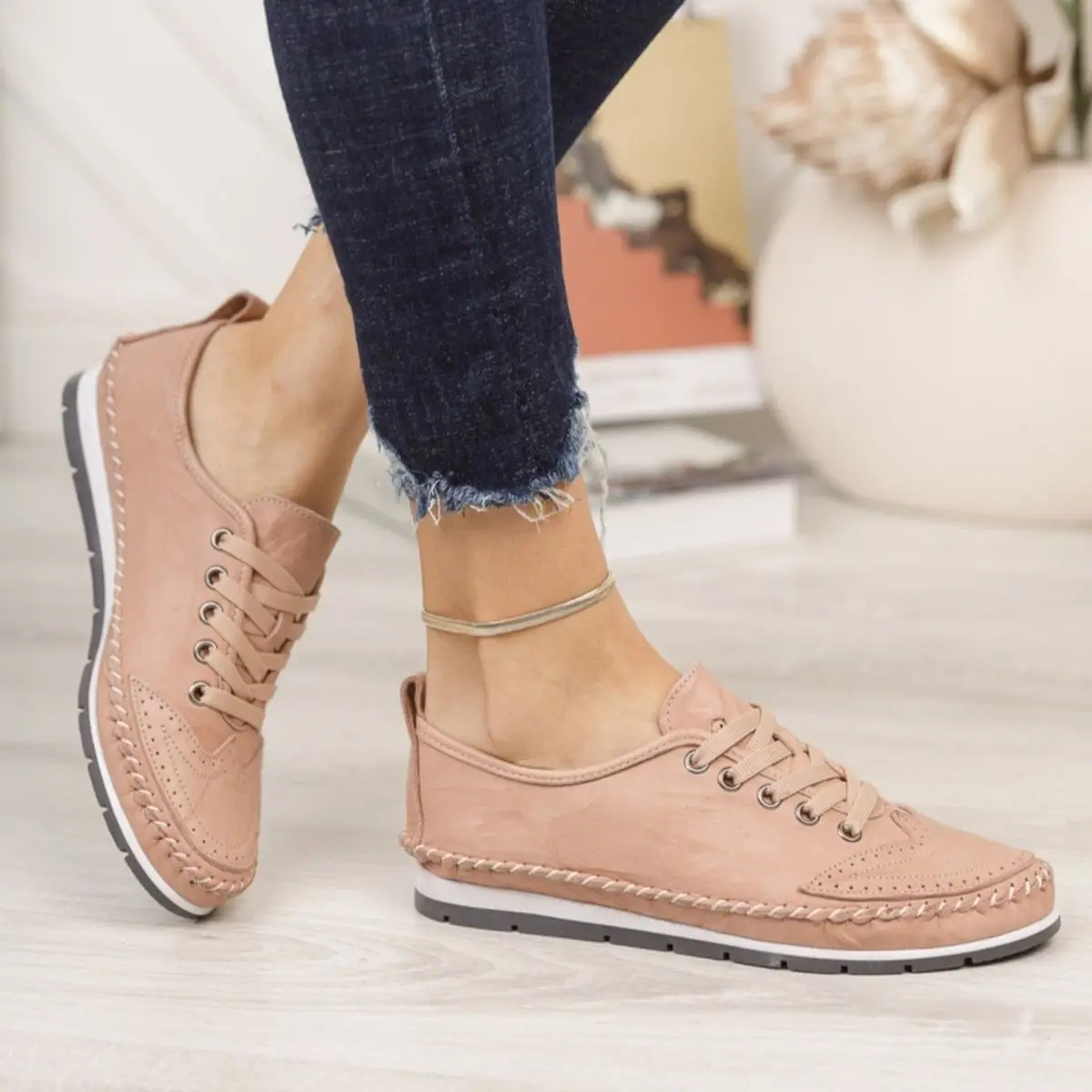 Multicolored Flat Shoes Genuine Leather 2022 Summer Fashion Light Comfortable Sweatproof Stylish Soft Thermo Sole