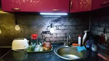 Wall-Lamp Lighting Magnetic-Strip Motion-Sensor Under-Cabinet Leds Bedroom Kitchen 