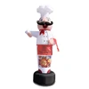 Restaurant Advertising Inflatables Cooking Chef Man Mascot Costume Kitchener Welcome Balloons Air Dancer Sky Tubeman With Blower 1