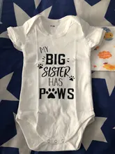 Monos recién nacidos de verano para bebé, mono de verano con estampado divertido de My Big Sister, mono de niño, 2021