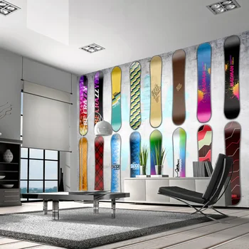 

Wall mural-Snowboard wall - 400x280 cm