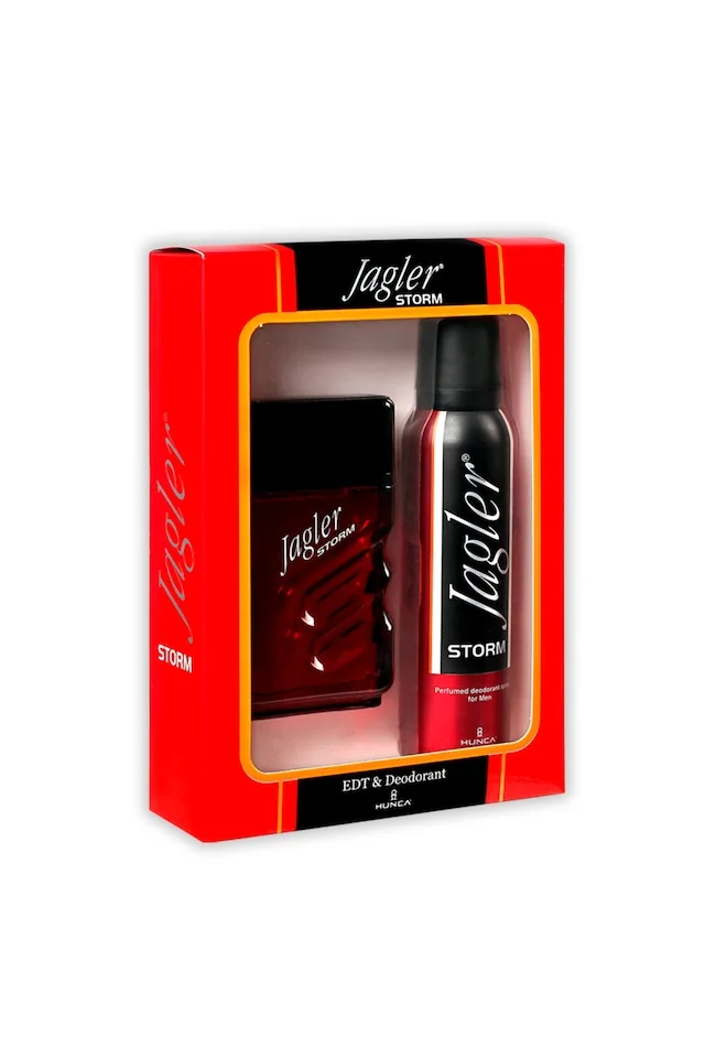 

Jagler Storm Edt 90 ml Male Men Freshener + 150 ml Deodorant Set 412962735