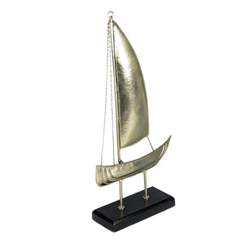 

Decorative sailing boat METAL Glitter 24X45