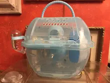 Hamster Cage Mouse House-Equipped-Accessories Transparent Plastic Portable New-Style