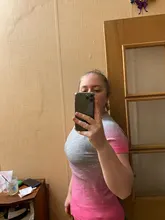 Fitness Tops T-Shirt-Sleeve Deporte Quick-Dry Running Womens Gym P096 Tees Mujer