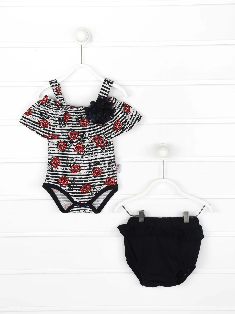 082-4236-012 Lacivert Yazlık Kız Bebek Külot ve Tulum (1)