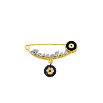 

Mashallah Gold Printed Baby Clips 01-630-KLF784