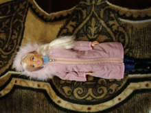 Abrigo largo Multicolor de moda, Chaqueta de algodón con cremallera, Parkas, Tops, vestido de invierno, ropa cálida para muñeca Barbie, accesorios de juguete para niños