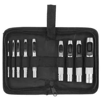 

Set of punches for leather BISON 9 PCs hardened steel 45 22949-H9