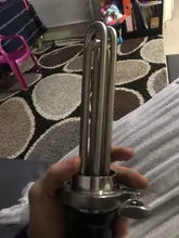 Tri-abrazadera (OD64) de 2 pulgadas, 220V/380V, todos los SUS304, calentador de tubo de Elemento calentador de agua de inmersión eléctrico, 3/3, 75/4, 5/6/9KW