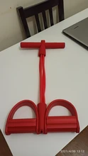 Bandas de resistencia de 4 tubos para Fitness, ejercitador de Pedal de látex, expansor de cuerda de tracción para sentadillas, bandas elásticas, equipo de Yoga, entrenamiento de Pilates