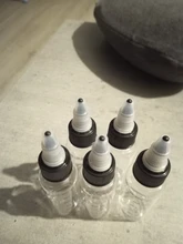 Uds 30ml/60ml/100ml/120ml/250ml de PET de plástico de jugo de E líquido capacidad botellas de cuentagotas de giro tapa tatuaje de tinta de pigmento de contenedores