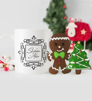 

Personalized Is Mug and Handmade Royal Icing Cookie Set-1
