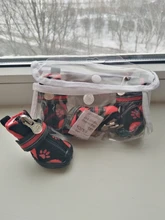 Boots Pet-Shoes Dog Large Waterproof Anti-Skid Small Winter Golden Warm Big 8-Sizes Wear-Resistant