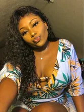 Melodie 28 30 32 pulgadas onda profunda mechones con cierre brasileño de la Virgen del pelo humano Frontal rizado mechones y 4X4 cierre