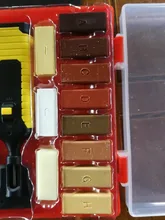 Kit de reparación de laminado, sistema de cera, encimera de suelo, carcasa resistente, Chips, juego de herramientas de reparación de arañazos, herramienta manual