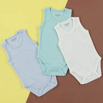 

ebebek HelloBaby Baby Boy Jacquard Sleeveless Bodysuit 3 pcs