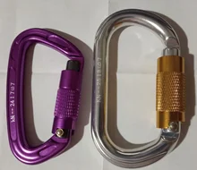 Hammock Carabiner Rappelling Twist-Locking Heavy-Duty Outdoor Climbing D-Shape-Buckle