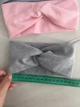 1 Uds. De diadema de Color sólido para niña, diadema trenzada anudada suave elástica para niña, diademas para el cabello accesorios de talla grande