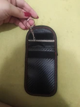Bolsa de bloqueo de señal de llave de coche, bolso de Faraday, Fob, RFID
