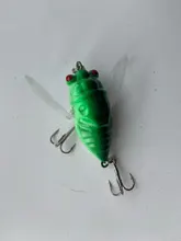 Minnow Fishing Wobblers Hard-Bait Crankbait-Pesca Cicada Lure 1pcs Simulation Bionic