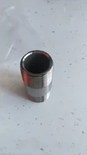 1-1/4-Threaded-Pipe-Fittings Water-Connection Stainless-Steel Male-X-Male SS304 1-3/8-