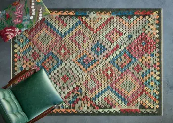 

Apex Motto 5 'x 8' Microfiber Multi Area Rug