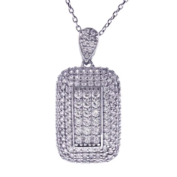 

Sterling silver pendant 925mls and zircons
