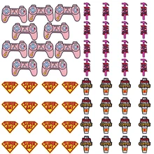 Prajna 10 PCS Wholesale Letters English Patches On Clothes Cartoon Flower Embroidery Iron On Patch Clothes Stickers DIY Applique