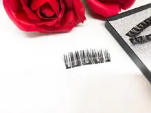 MB3K 5 magnético pestañas naturales con 3D imán hecho a mano 8 Uds magnético pestañas pinzas de visón pestañas faux cils magnetiqu