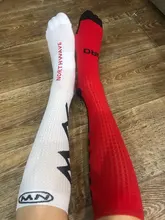 Calcetines altos hasta el muslo para hombre y mujer, calcetín de compresión para ciclismo, de fútbol y baloncesto, 2020