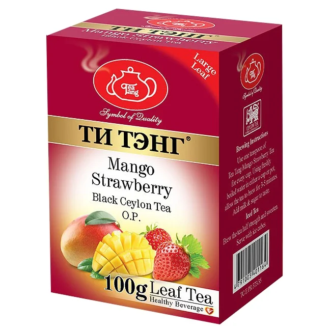 Чай Tea Tang (Ти Тэнг) "Манго с клубникой" 100 г. | Продукты
