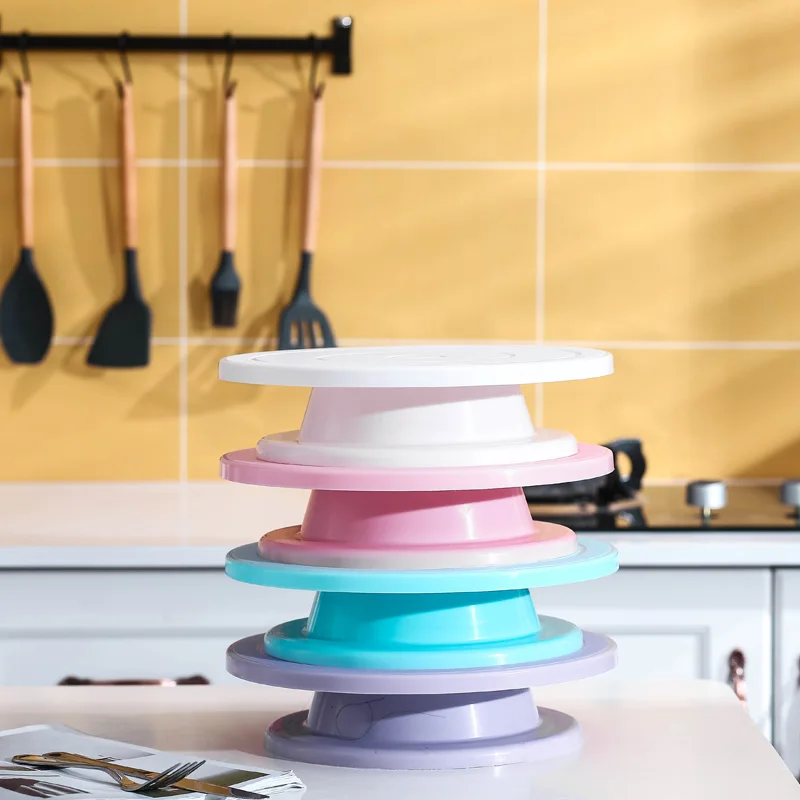 DIY торта поворотный стол силиконовой формы для выпечки Вращающаяся круглая