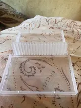 Caja de almacenamiento con ranuras de plástico para limas de uñas, accesorios de manicura con soporte transparente acrílico, 20 unidades