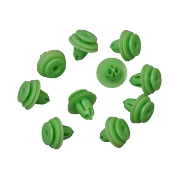 

Bross Auto Parts BCF5022 10 Pieces Door Panel Interior Trim Retainer Green Clip For Honda 91560-SZW-003 Ship From Turkey